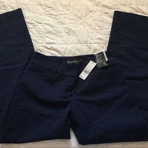 New York and Company Flared Navy Dress Pants
